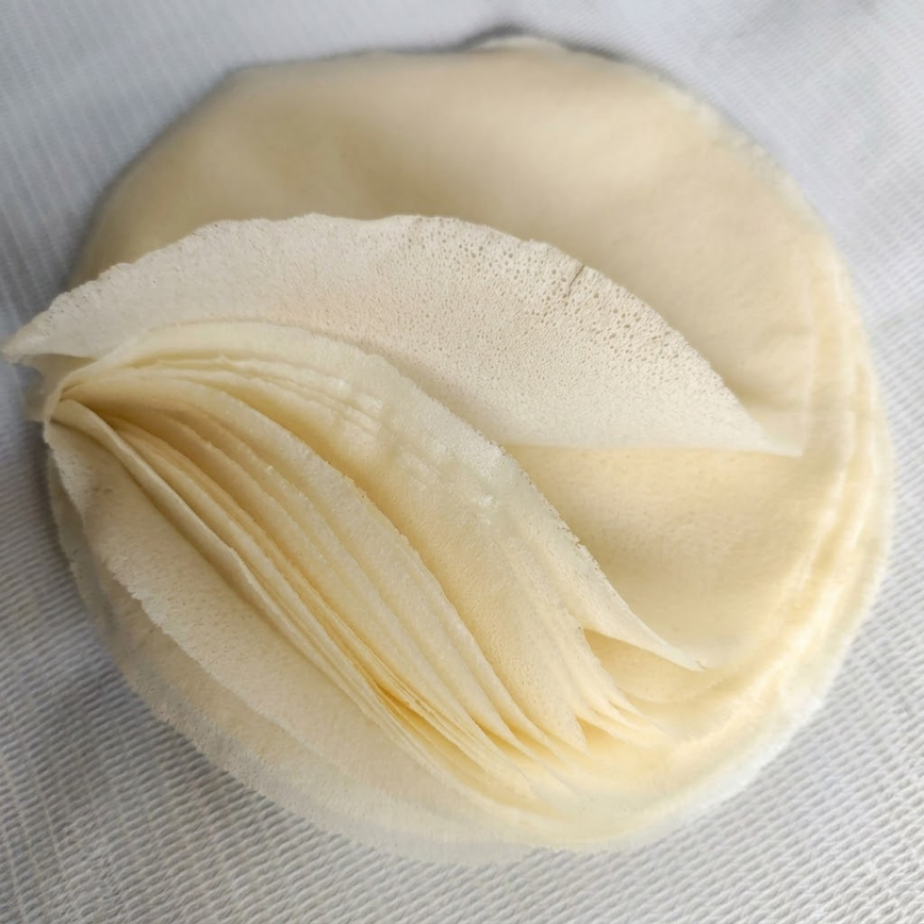 Bánh Tráng Bò Bía Đậu Xanh Phúc Đức Food 70g 20 Lá 15.5cm OCOP 3 Sao