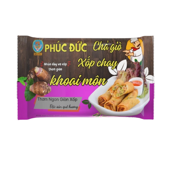 CHẢ GIÒ XỐP CHAY KHOAI MÔN - PHÚC ĐỨC