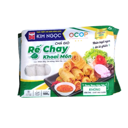 CHẢ GIÒ RẾ CHAY KHOAI MÔN 