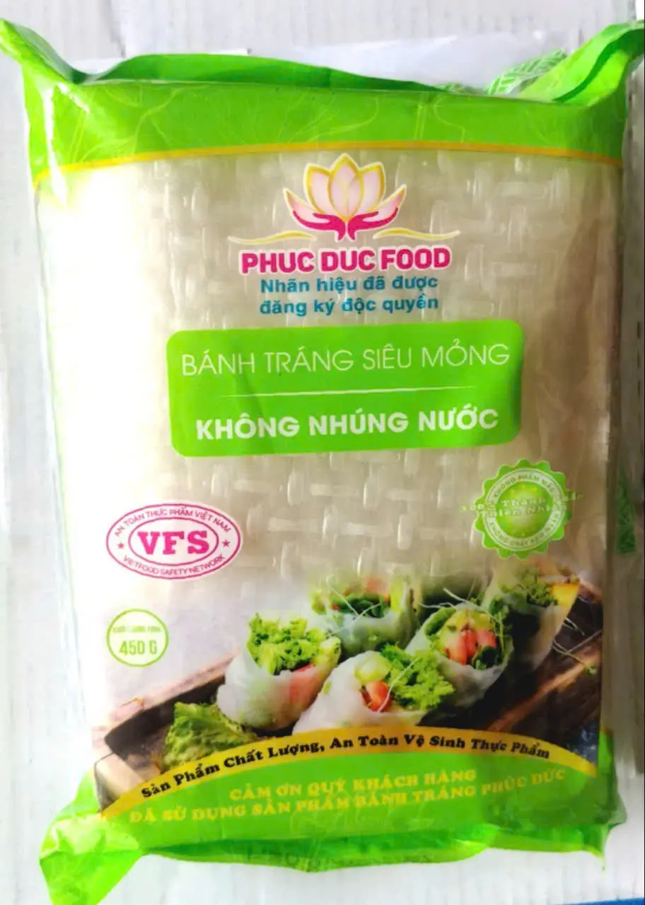 Bánh tráng siêu mỏng không nhúng nước 450g